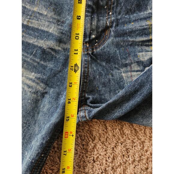 Switch Brand Jean Shorts Sz 42 Vintage RARE Blue Jean Shorts Y2K - Picture 4 of 8